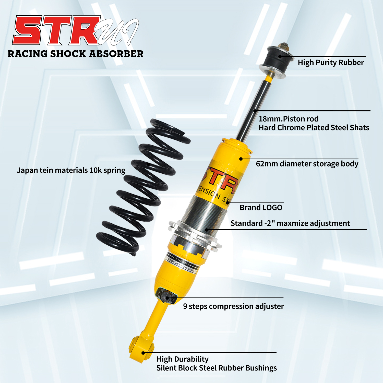 4X4 TWIN TUBE FOAM CELL SHOCK 